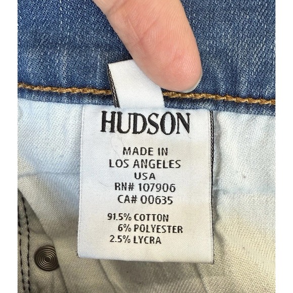 Hudson Jeans Women's 27 Measures 29x30‎ Distressed Low Rise Denim Medium Wash - Picture 10 of 10